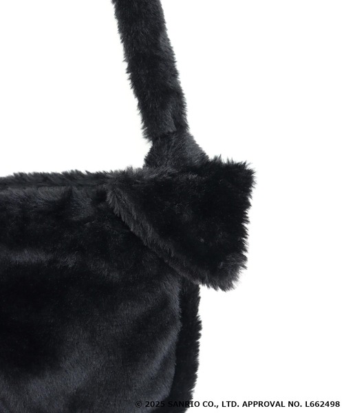 ANAP（アナップ）の「ANAP×【マイメロディクロミ】コラボ メニーウェイ ファーポシェット バッグ（ショルダーバッグ・レディース・ブラック/ピンク・F）」の16枚目の写真