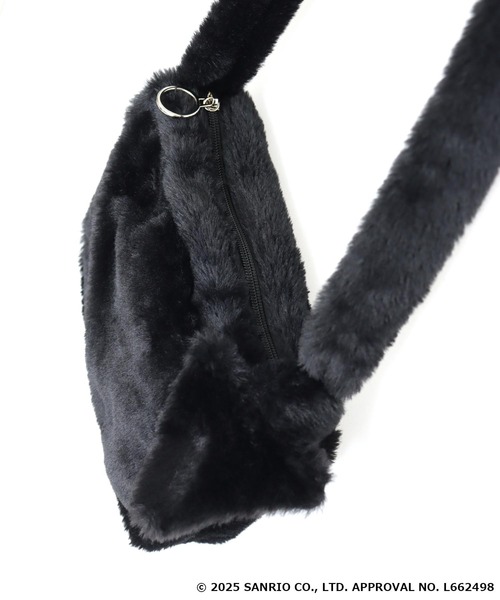 ANAP（アナップ）の「ANAP×【マイメロディクロミ】コラボ メニーウェイ ファーポシェット バッグ（ショルダーバッグ・レディース・ブラック/ピンク・F）」の17枚目の写真