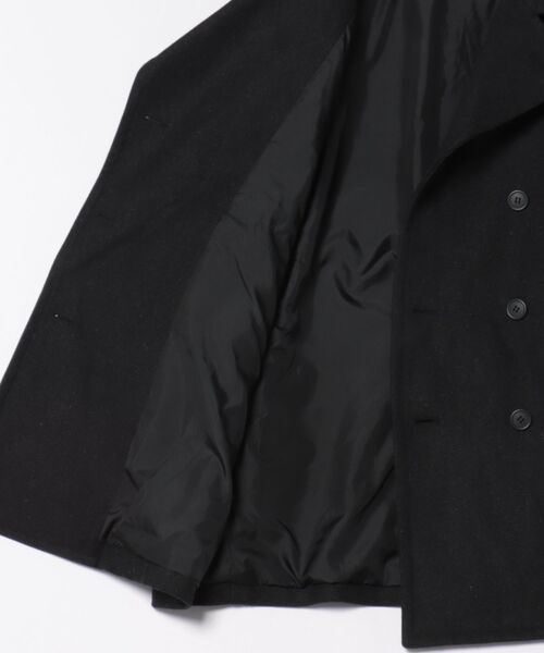 ABAHOUSE（アバハウス）の「【LUCEBER/ルースバー】WOOL P-COAT/ウールピーコート/W前コート/ミリタリー（ピーコート・メンズ・チャコールグレー/ネイビー・M/L）」の3枚目の写真