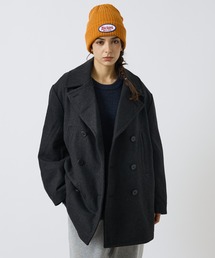 ABAHOUSE | 【LUCEBER/ルースバー】WOOL P-COAT/ウールピーコート/W前コート/ミリタリー(ピーコート)