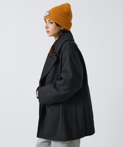 ABAHOUSE（アバハウス）の「【LUCEBER/ルースバー】WOOL P-COAT/ウールピーコート/W前コート/ミリタリー（ピーコート・メンズ・チャコールグレー/ネイビー・M/L）」の16枚目の写真