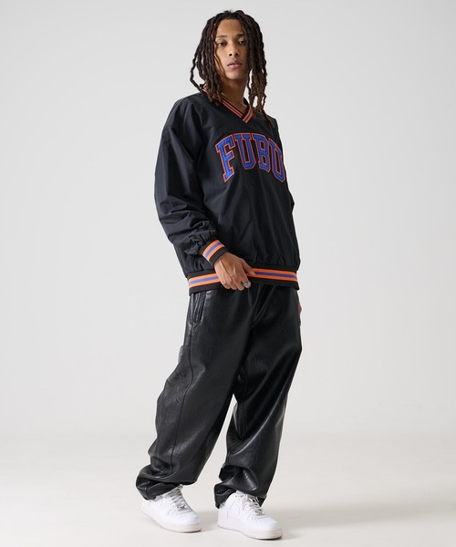 FUBU( フブ)の「FUBU フブ ブランド Nylon Pullover / ナイロン プルオーバー(スウェット・メンズ・ブラック/ブラウン・M/L/XXL/XL)」の11枚目の写真