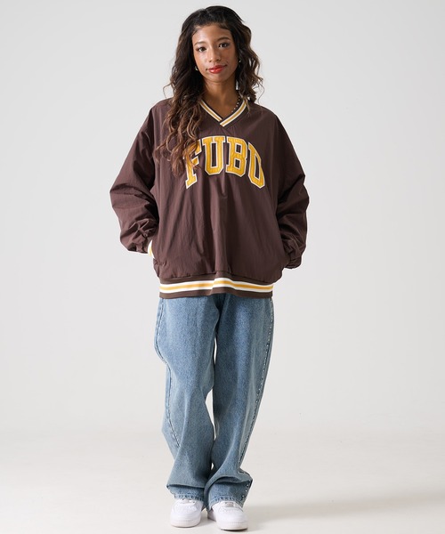 FUBU( フブ)の「FUBU フブ ブランド Nylon Pullover / ナイロン プルオーバー(スウェット・メンズ・ブラック/ブラウン・M/L/XXL/XL)」の14枚目の写真