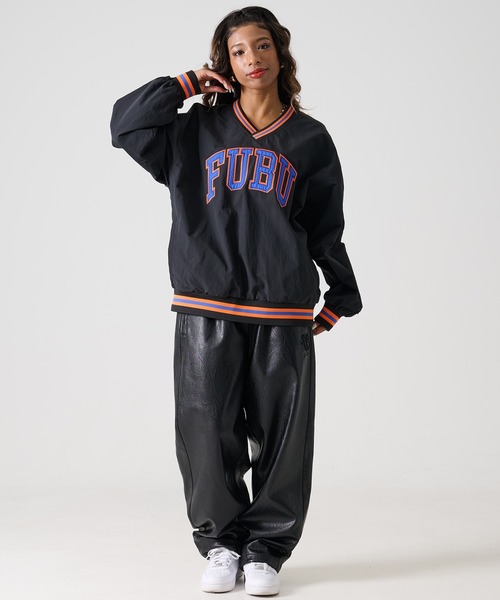 FUBU( フブ)の「FUBU フブ ブランド Nylon Pullover / ナイロン プルオーバー(スウェット・メンズ・ブラック/ブラウン・M/L/XXL/XL)」の13枚目の写真