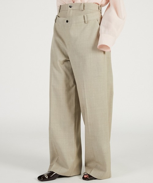 PRANK PROJECT（プランクプロジェクト）の「【2026Spring Pre-Order】ダブルフロントパンツ / Double Front Pants（その他パンツ・レディース・グレー/ブラック/ベージュ・36/38）」の14枚目の写真