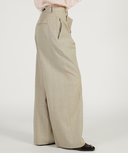 PRANK PROJECT（プランクプロジェクト）の「【2026Spring Pre-Order】ダブルフロントパンツ / Double Front Pants（その他パンツ・レディース・グレー/ブラック/ベージュ・36/38）」の16枚目の写真