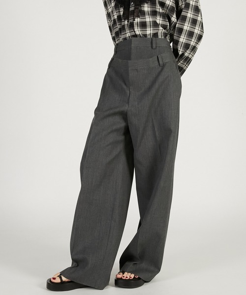 PRANK PROJECT（プランクプロジェクト）の「【2026Spring Pre-Order】ダブルフロントパンツ / Double Front Pants（その他パンツ・レディース・グレー/ブラック/ベージュ・36/38）」の11枚目の写真