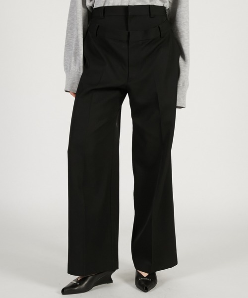 PRANK PROJECT（プランクプロジェクト）の「【2026Spring Pre-Order】ダブルフロントパンツ / Double Front Pants（その他パンツ・レディース・グレー/ブラック/ベージュ・36/38）」の6枚目の写真