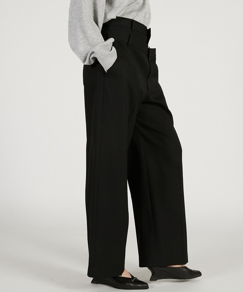 PRANK PROJECT（プランクプロジェクト）の「【2026Spring Pre-Order】ダブルフロントパンツ / Double Front Pants（その他パンツ・レディース・グレー/ブラック/ベージュ・36/38）」の9枚目の写真