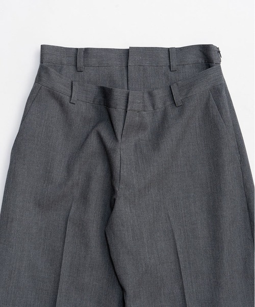 PRANK PROJECT（プランクプロジェクト）の「【2026Spring Pre-Order】ダブルフロントパンツ / Double Front Pants（その他パンツ・レディース・グレー/ブラック/ベージュ・36/38）」の21枚目の写真