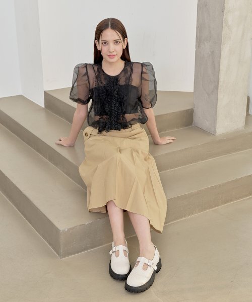 SHOEHI（シューハイ）の「アデラベルトローファー(2Colors)_L2402（ローファー・レディース・ブラック/アイボリー・22.5cm/23cm/23.5cm/24cm/24.5cm/25cm）」の6枚目の写真
