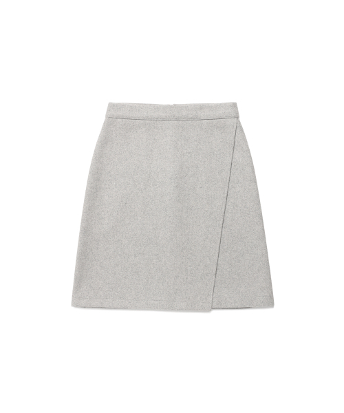 REORG(リオルグ)の「EOT WOOL WRAP MINI SKIRT LIGHT GRAY(スカート・レディース・その他・SMALL/MEDIUM/LARGE)」の5枚目の写真