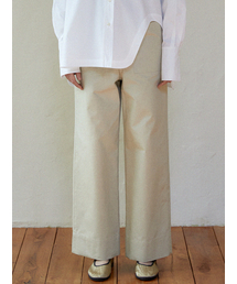Pocket wide pants (light khaki)