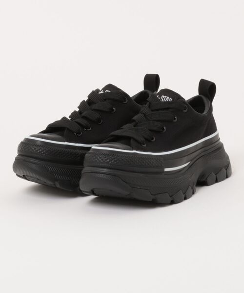 CONVERSE(コンバース)の「CONVERSE コンバース AS TREKWAVE AP OX オールスター トレックウエーブ AP OX 31317392 BLACK/WHITE(スニーカー・メンズ・ブラック・4/4h/5/5h/6h/7/7h/8/8h/9/9h/10h/11h/3h)」の1枚目の写真