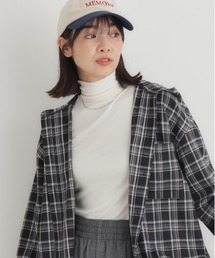 Right-on | 【HONEYSUCKLE ROSE】調温ハイネック長袖Tシャツ (温度調整 / ストレッチ / シンプルデザイン / ミニマリズム)(Tシャツ/カットソー)