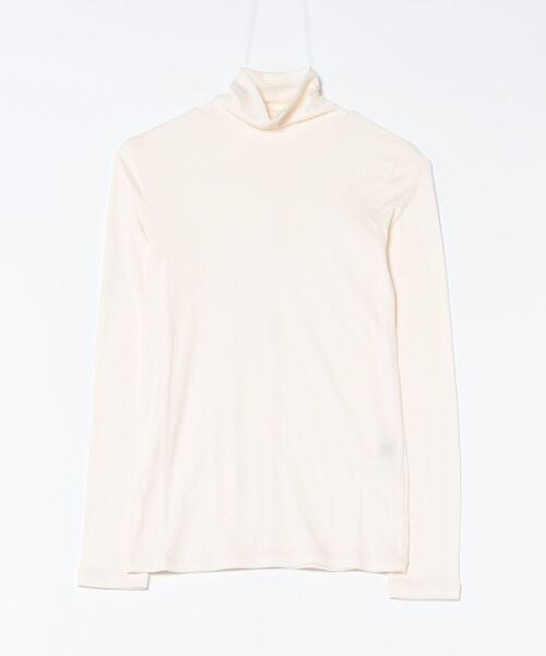 Right-on（ライトオン）の「【HONEYSUCKLE ROSE】調温ハイネック長袖Tシャツ (温度調整 / ストレッチ / シンプルデザイン / ミニマリズム)（Tシャツ/カットソー・レディース・ブラック/オレンジ/ホワイト/ブラウン・S/M/L）」の20枚目の写真