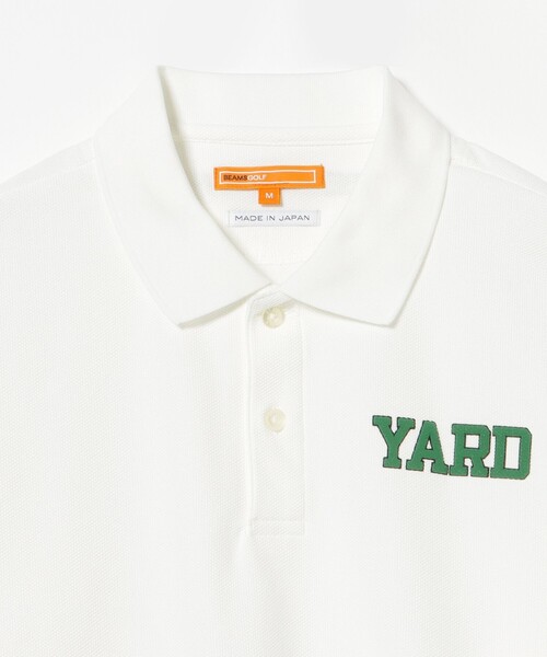 BEAMS GOLF(ビームスゴルフ)の「ORANGE LABEL / YARD 鹿の子 ロングスリーブ ポロシャツ(吸水速乾・UVカット)(ポロシャツ・メンズ・ホワイト/ブラック・M/L/XL/S)」の18枚目の写真