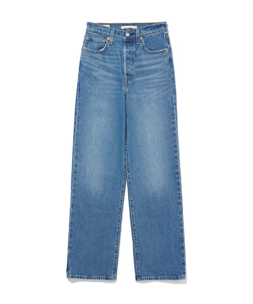 Levi's(リーバイス)の「Levi's/リーバイス RIBCAGE ストレートジーンズ ミディアムインディゴ(デニムパンツ・レディース・インディゴブルー・28inch/27inch/26inch/23inch)」の2枚目の写真