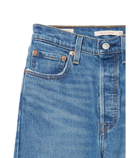Levi's(リーバイス)の「Levi's/リーバイス RIBCAGE ストレートジーンズ ミディアムインディゴ(デニムパンツ・レディース・インディゴブルー・28inch/27inch/26inch/23inch)」の5枚目の写真