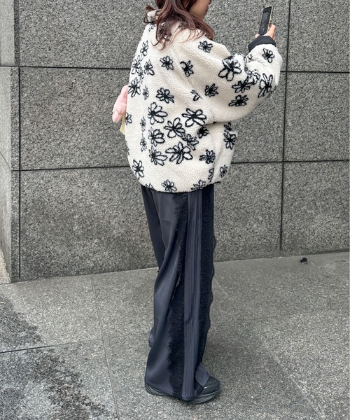PILIT(ピリット)の「ピンタックレース付きパンツ(その他パンツ・レディース・チャコールグレー/ブラック・MEDIUM)」の11枚目の写真