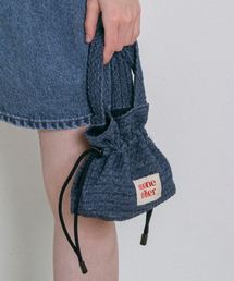 VANONE ATELIER（バノンアトリエ）の「B3014 リンクルミニクッキーバッグ_ミディアムブルー（トートバッグ）」