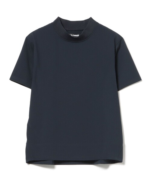 BEAMS GOLF（ビームスゴルフ）の「〈WOMEN〉B.G.THREE / ALL-TIME ストレッチ 天竺 モックネック シャツ（LV.1）（スウェット・レディース・ホワイト/ブラック/ネイビー・LARGE/MEDIUM）」の7枚目の写真