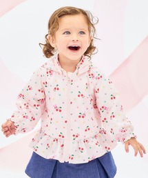 HOT BISCUITS（ホットビスケッツ）の「キャビット×さくらんぼ 総柄ウインドブレーカー（ナイロンジャケット）」