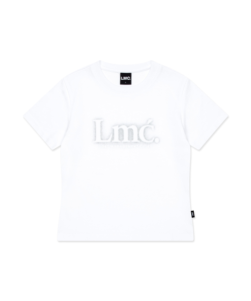 LMCの「WM ニュークラシックロゴクロップドTシャツ ホワイト(Tシャツ/カットソー・レディース・その他・S/M)」の1枚目の写真