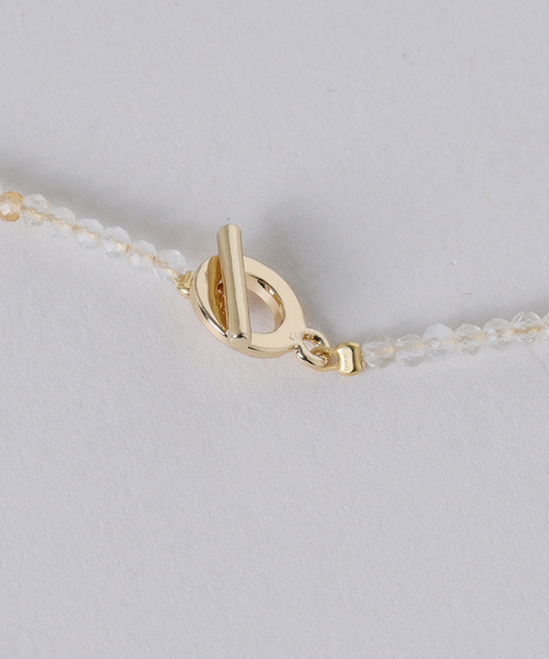 Noble(ノーブル)の「MIHOKO SAKAI/ミホコサカイ ポイントSパールネックレス(ネックレス・レディース・イエロー/ライトグレー・FREE)」の9枚目の写真