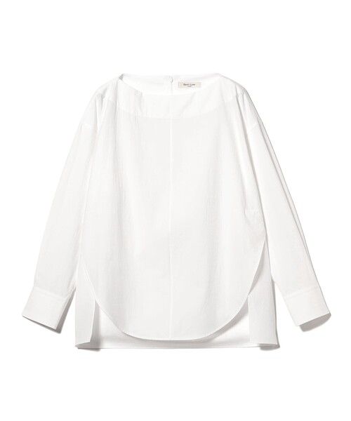 Demi-Luxe BEAMS(デミルクス ビームス)の「ボートネック シャツ(シャツ/ブラウス・レディース・ホワイト/サックスブルー・ONE SIZE)」の13枚目の写真