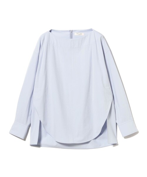 Demi-Luxe BEAMS(デミルクス ビームス)の「ボートネック シャツ(シャツ/ブラウス・レディース・ホワイト/サックスブルー・ONE SIZE)」の9枚目の写真