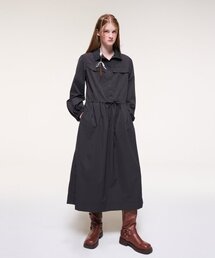 Wind String Long Dress, Deep Charcoal