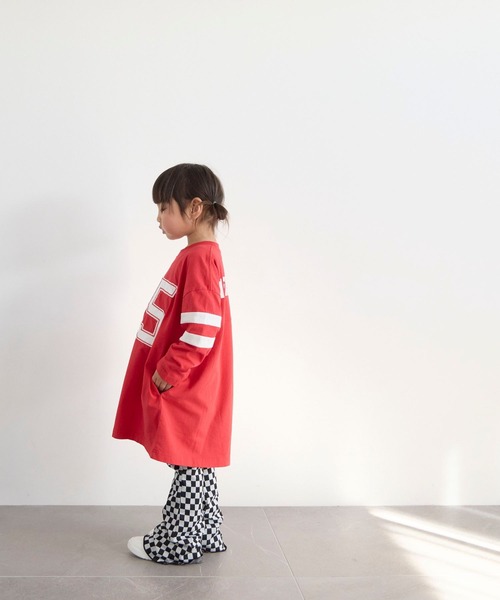 LOWRYS FARM（ローリーズファーム）の「カットＪＱフレアパンツ　640718（その他パンツ・キッズ・ブルー/ピンク/ブラック・150cm/140cm/130cm/120cm/110cm）」の5枚目の写真