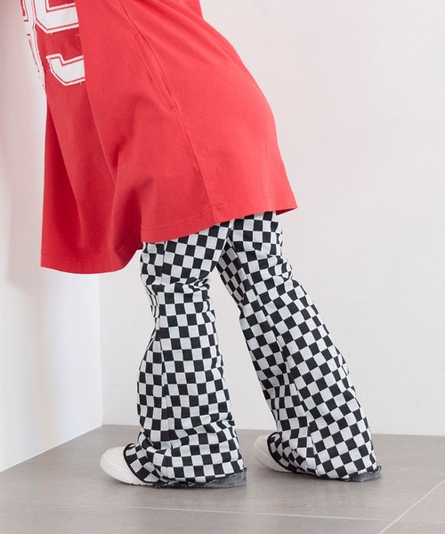 LOWRYS FARM（ローリーズファーム）の「カットＪＱフレアパンツ　640718（その他パンツ・キッズ・ブルー/ピンク/ブラック・150cm/140cm/130cm/120cm/110cm）」の6枚目の写真