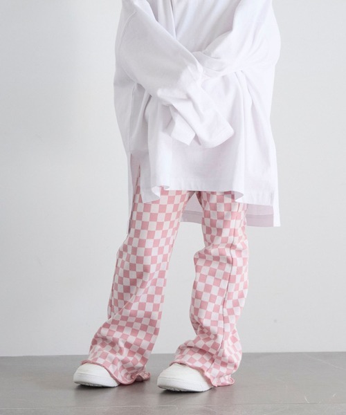 LOWRYS FARM（ローリーズファーム）の「カットＪＱフレアパンツ　640718（その他パンツ・キッズ・ブルー/ピンク/ブラック・150cm/140cm/130cm/120cm/110cm）」の10枚目の写真