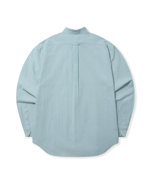 PRODESHIRT（プロデシャツ）の「E-460 カプリオックスフォードシャツ（グリーンストライプ）（シャツ/ブラウス・メンズ・その他・M/XL/L）」の2枚目の写真