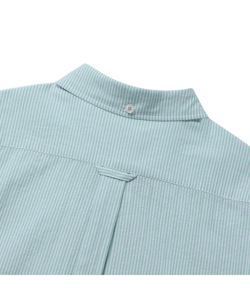 PRODESHIRT（プロデシャツ）の「E-460 カプリオックスフォードシャツ（グリーンストライプ）（シャツ/ブラウス・メンズ・その他・M/XL/L）」の4枚目の写真