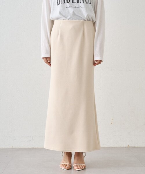 LOUNGEDRESS（ラウンジドレス）の「カットジョーゼットマーメイドスカート（スカート・レディース・ブラック/アイボリー・SMALL/MEDIUM）」の22枚目の写真