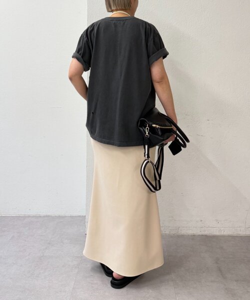 LOUNGEDRESS(ラウンジドレス)の「カットジョーゼットマーメイドスカート(スカート・レディース・ブラック/アイボリー/ライトベージュ・SMALL/MEDIUM)」の15枚目の写真