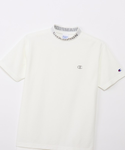 Champion Golf（チャンピオンゴルフ）の「【Champion/チャンピオン】メンズ GOLF ショートスリーブモックネックシャツ（Tシャツ/カットソー・メンズ・ネイビー/ブラック/レッド/オフホワイト・X-LARGE/LARGE/MEDIUM）」の16枚目の写真