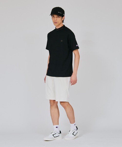 Champion Golf（チャンピオンゴルフ）の「【Champion/チャンピオン】メンズ GOLF ショートスリーブモックネックシャツ（Tシャツ/カットソー・メンズ・ネイビー/ブラック/レッド/オフホワイト・X-LARGE/LARGE/MEDIUM）」の5枚目の写真
