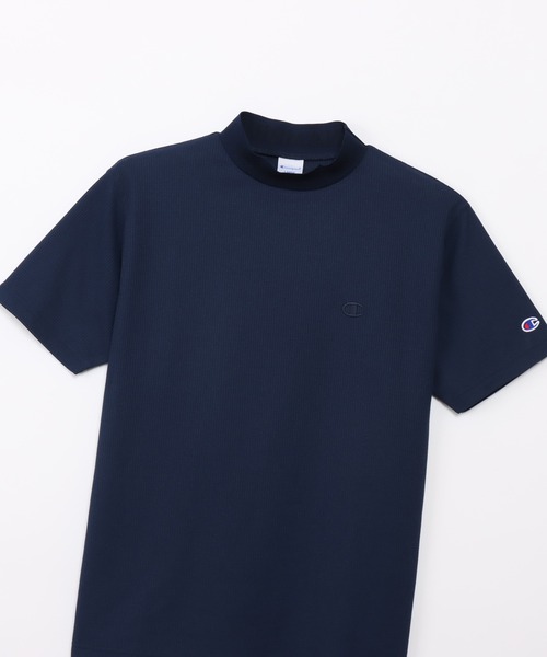 Champion Golf（チャンピオンゴルフ）の「【Champion/チャンピオン】メンズ GOLF ショートスリーブモックネックシャツ（Tシャツ/カットソー・メンズ・ネイビー/ブラック/レッド/オフホワイト・X-LARGE/LARGE/MEDIUM）」の19枚目の写真