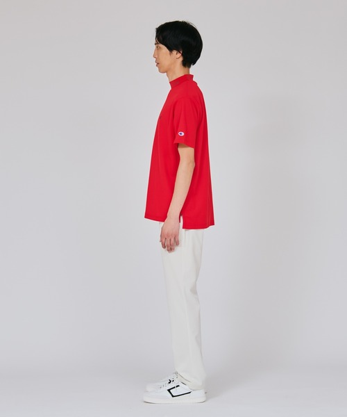 Champion Golf（チャンピオンゴルフ）の「【Champion/チャンピオン】メンズ GOLF ショートスリーブモックネックシャツ（Tシャツ/カットソー・メンズ・ネイビー/ブラック/レッド/オフホワイト・X-LARGE/LARGE/MEDIUM）」の22枚目の写真