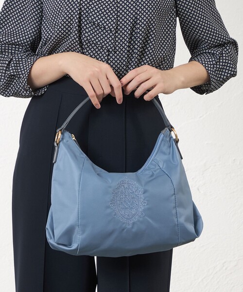 amaca(アマカ)の「DAVISショルダーバッグ(ショルダーバッグ・レディース・ダークネイビー/グレー系その他2/ブルー系その他2・FREE)」の5枚目の写真