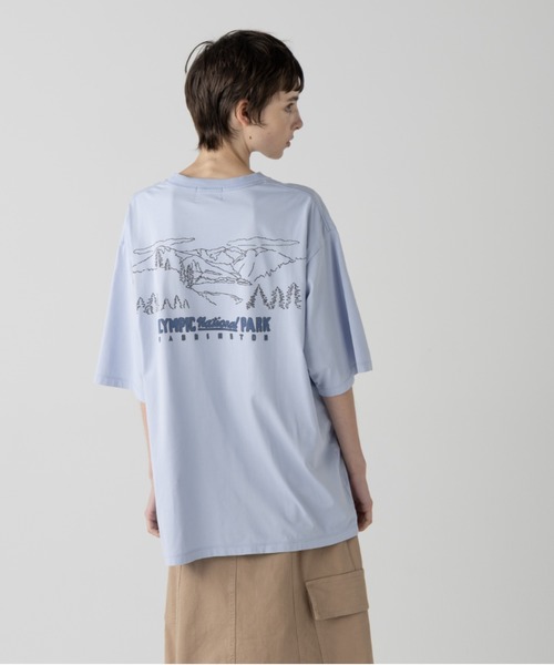 PENDLETON(ペンドルトン)の「ナショナルパーク・プレーティング天竺 Tシャツ(Tシャツ/カットソー・メンズ・コーラル/ミント/オフホワイト/レモンイエロー/ブラック/サックスブルー・LARGE/X-LARGE/SMALL/MEDIUM)」の4枚目の写真