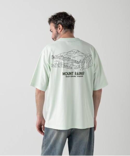PENDLETON(ペンドルトン)の「ナショナルパーク・プレーティング天竺 Tシャツ(Tシャツ/カットソー・メンズ・コーラル/ミント/オフホワイト/レモンイエロー/ブラック/サックスブルー・LARGE/X-LARGE/SMALL/MEDIUM)」の1枚目の写真