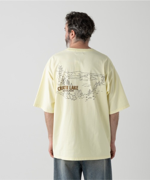 PENDLETON(ペンドルトン)の「ナショナルパーク・プレーティング天竺 Tシャツ(Tシャツ/カットソー・メンズ・コーラル/ミント/オフホワイト/レモンイエロー/ブラック/サックスブルー・LARGE/X-LARGE/SMALL/MEDIUM)」の8枚目の写真