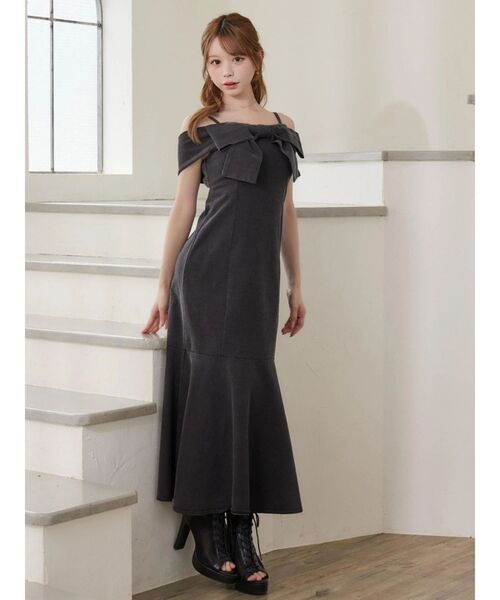 EATME（イートミー）の「BIGリボンマーメイドワンピース（ワンピース・レディース・ブルー/ブラック・FREE）」の21枚目の写真