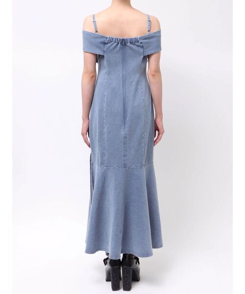 EATME（イートミー）の「BIGリボンマーメイドワンピース（ワンピース・レディース・ブルー/ブラック・FREE）」の6枚目の写真