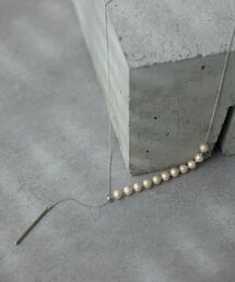 YECCA VECCA | 2wayコットンパールスライドラリエット(ネックレス)